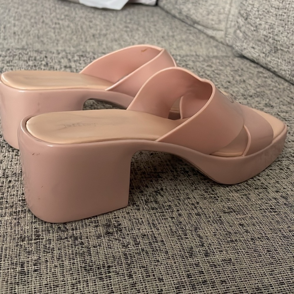 Jeffrey Campbell Nude Slides Size 10 - Picture 10 of 11